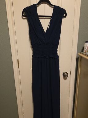 Max Studio Navy Jumpsuit